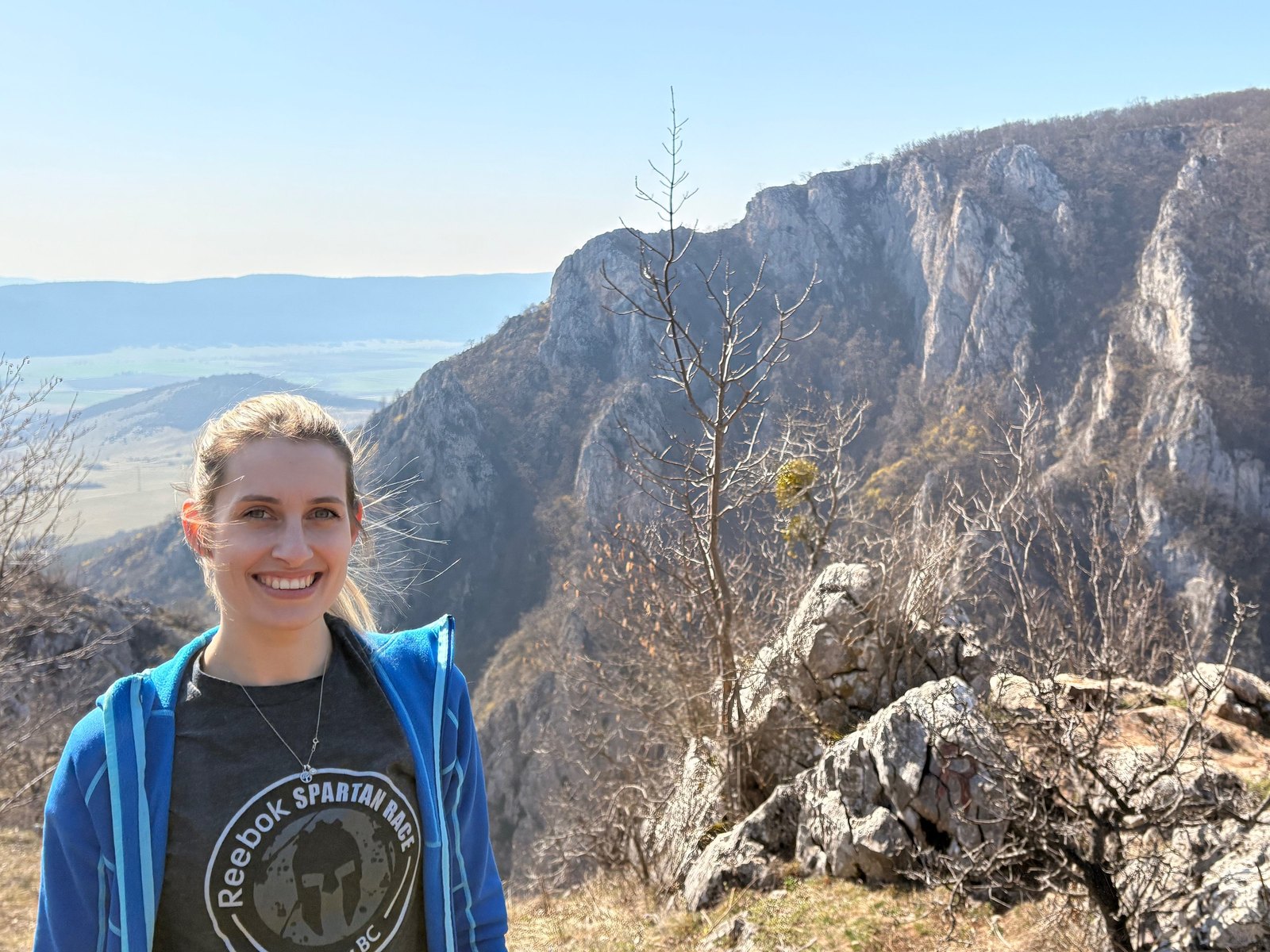 Frederika Dohovič in the mountains