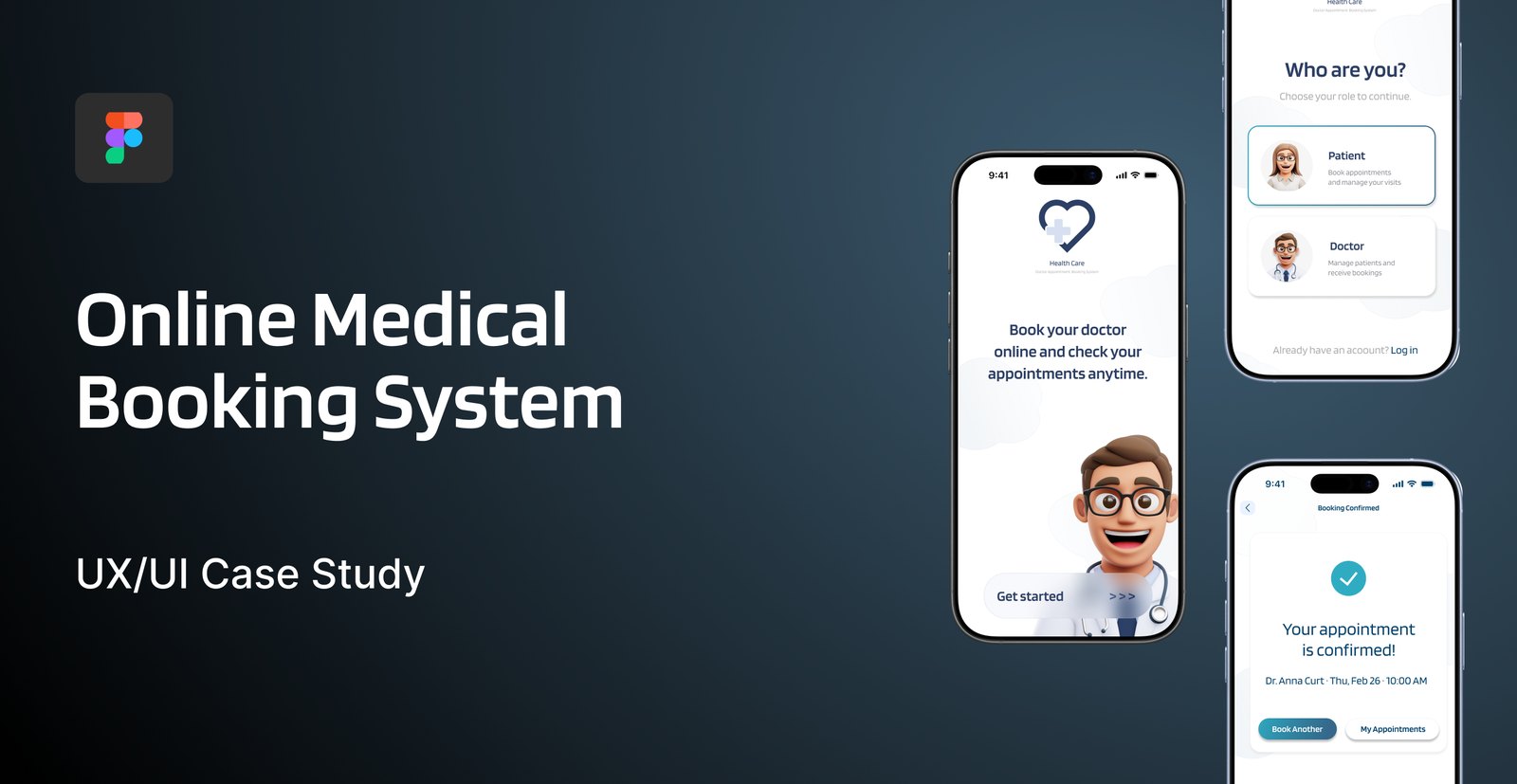 Online Medical Booking System — case study cover