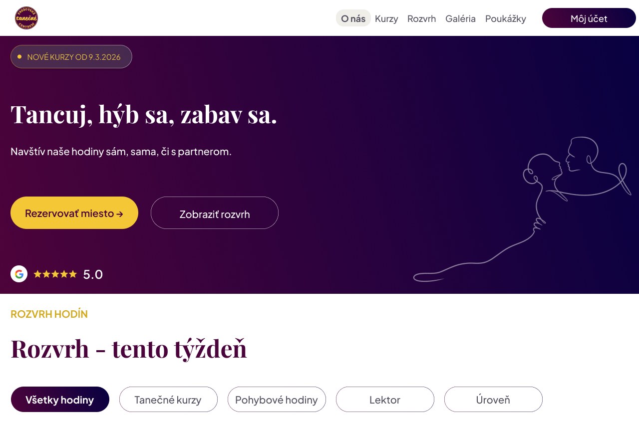 Redesigned homepage