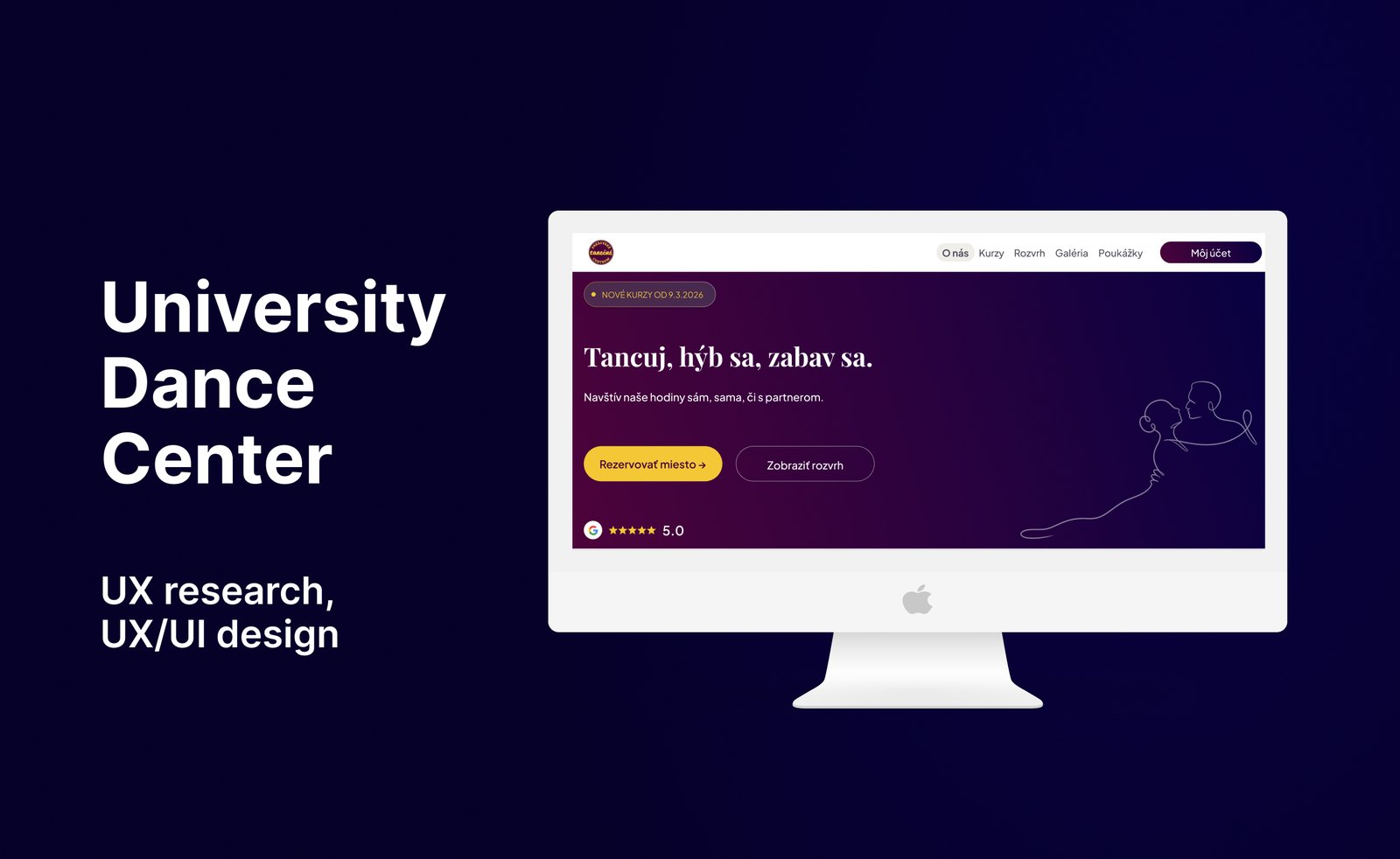 University Dance Center — case study cover